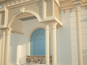 exterior villa 3d Modèle 3D