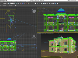 exterior villa 3d Modèle 3D