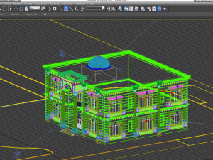 exterior villa 3d Modèle 3D