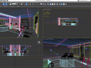 3d interior swimming pool Model 3D