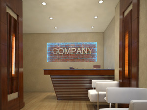 office reception 3Dモデル