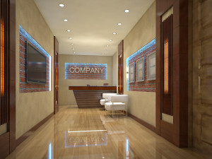 office reception 3D Model