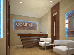 office reception 3D Model
