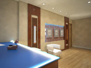 recepcja biura Model 3D