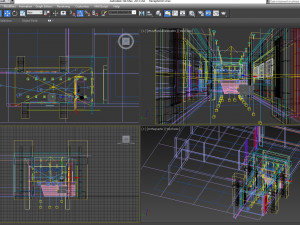 office reception 3D Model