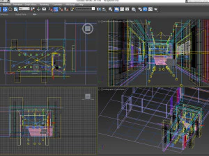recepcja biura Model 3D