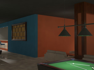 snooker club Modelo 3D