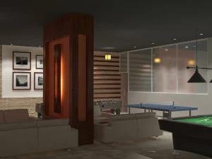 snooker club 3D Model