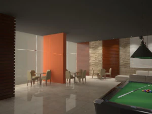 snooker club 3D Model
