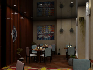 restaurant interior 3D Модель