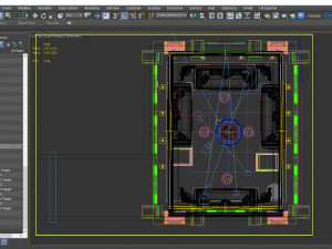 Arabic and Islamic style room with chandler 3D-Modell