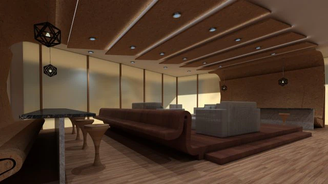 Coffee Shop 3D 3D Model .c4d .max .obj .3ds .fbx .stl .blend 