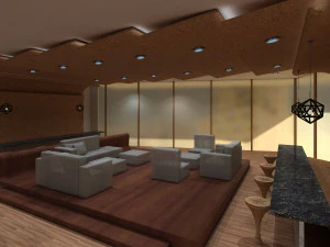 Coffee Shop 3D 3D Model