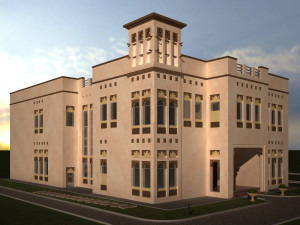 Heritage Villa Exterior 3D Modelo 3D