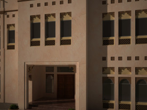 Heritage Villa Exterior 3D Model 3D