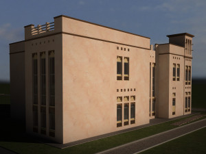 Heritage Villa Exterior 3D Model 3D