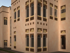 Heritage Villa Exterior 3D Model 3D