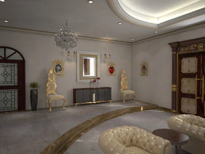 Living Room Interiors 3D Scene 3D Model