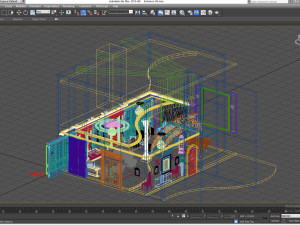 Living Room Interiors 3D Scene 3D Model