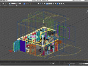Living Room Interiors 3D Scene 3D Model