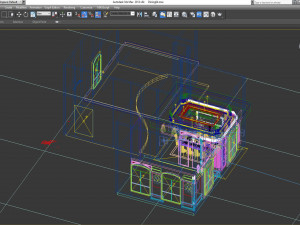 Classic Dining Room Interior model 3D 모델