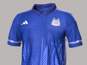 ARGENTINA 22 AWAY Home JERSEY WORLD CUP 2022 - CLO3D MD 3D Model