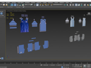 ARGENTINA 22 AWAY Home JERSEY WORLD CUP 2022 - CLO3D MD 3D Model