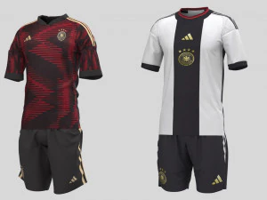 GERMANY 22 AWAY Home JERSEY WORLD CUP 2022 - CLO MD 3D Model