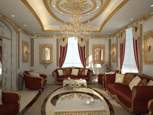 Luxury Classic Majlis 3D Model