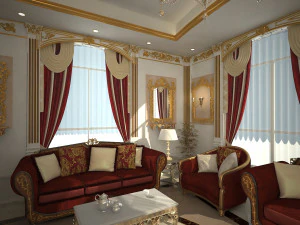 Luxury Classic Majlis 3D Model