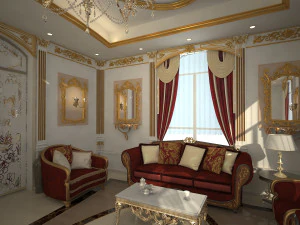 Luxury Classic Majlis 3D Model