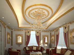 Luxury Classic Majlis 3D Model