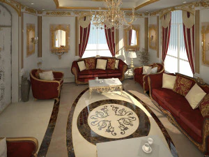 Luxury Classic Majlis 3D Model