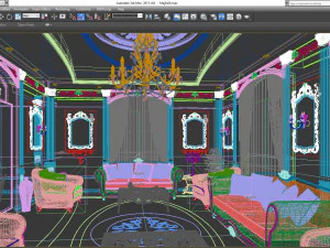 Luxury Classic Majlis 3D Model