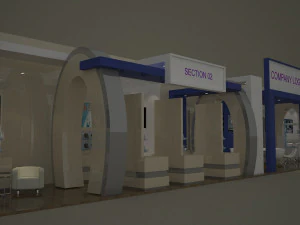 Exhibition Stand 3D Model
