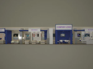 Exhibition Stand 3D Model
