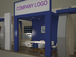 Exhibition Stand 3D Model
