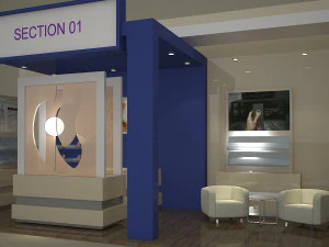Exhibition Stand 3D Model