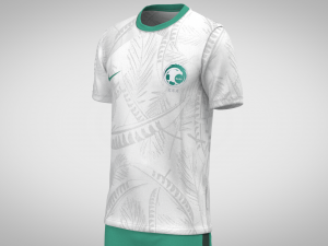 KSA 22 AWAY Home JERSEY WORLD CUP 2022 - Zprj Fbx Obj Model 3D