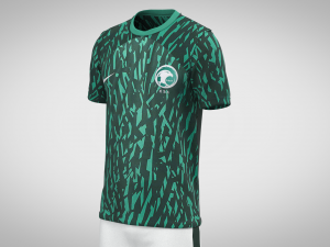 KSA 22 AWAY Home JERSEY WORLD CUP 2022 - Zprj Fbx Obj Model 3D