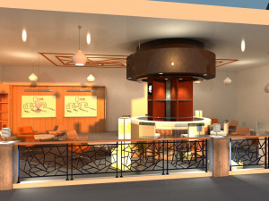 Coffe shop 3D Model