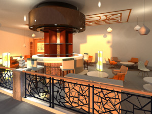Coffe shop 3D Model