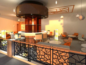 Coffe shop 3D Model