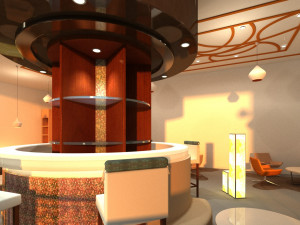 Coffe shop 3D Model