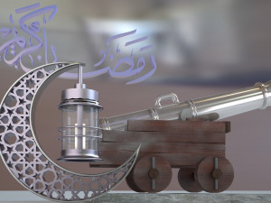 3D Design for Ramadan 3D 모델