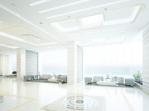 Modern entrance lobby 3D Model