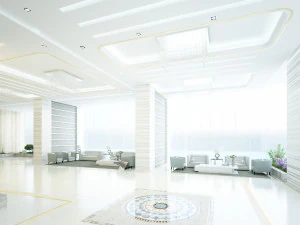 Modern entrance lobby 3D Model