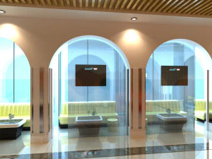Modern Workspace 3D Model