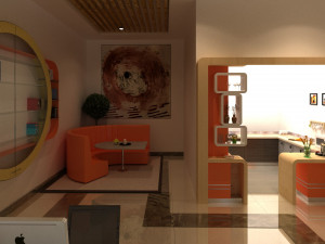 Modern Workspace 3D 模型