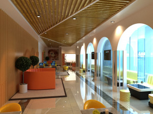 Modern Workspace 3D 模型
